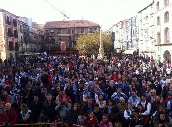 Las imágenes de las aficiones en Soria