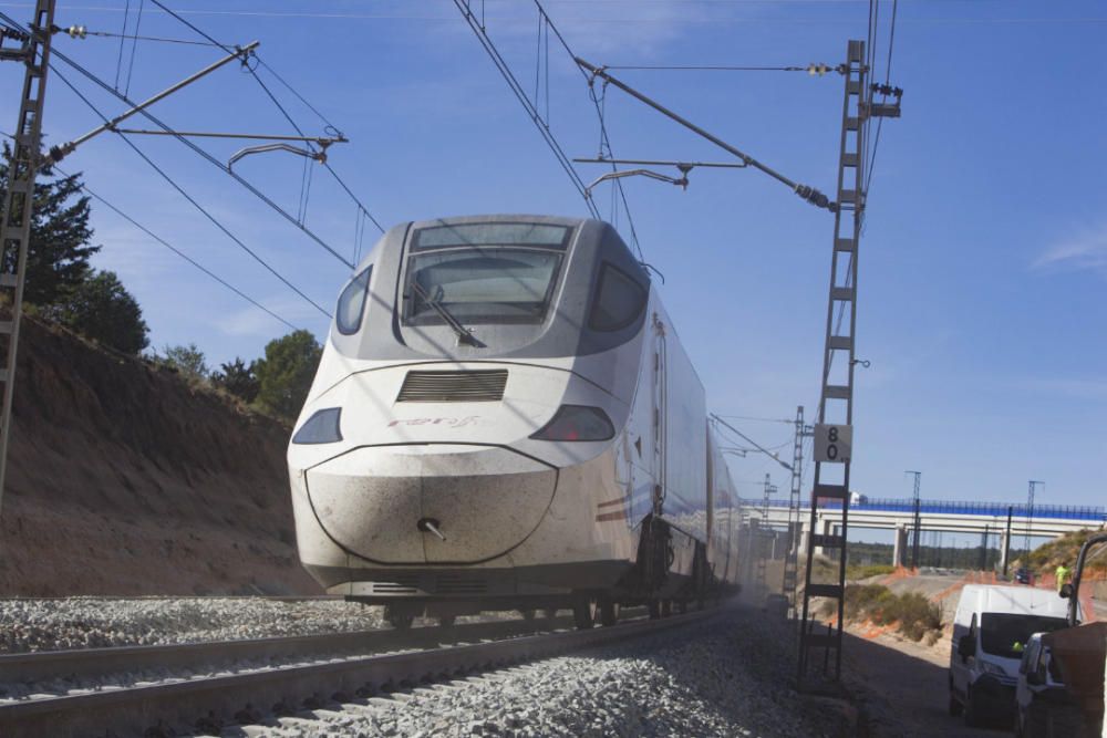 Abren el tramo afectado por las lluvias en la Font de la Figuera