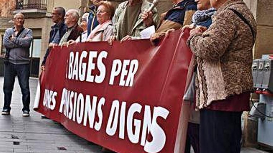 La plataforma de les pensions durà a terme enguany noves accions reivindicatives