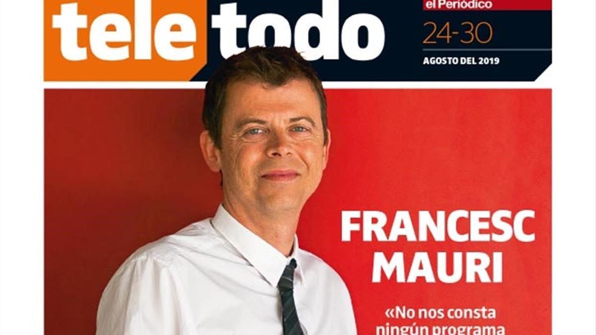 PORTADA TELETODO CON FRANCESC MAURI