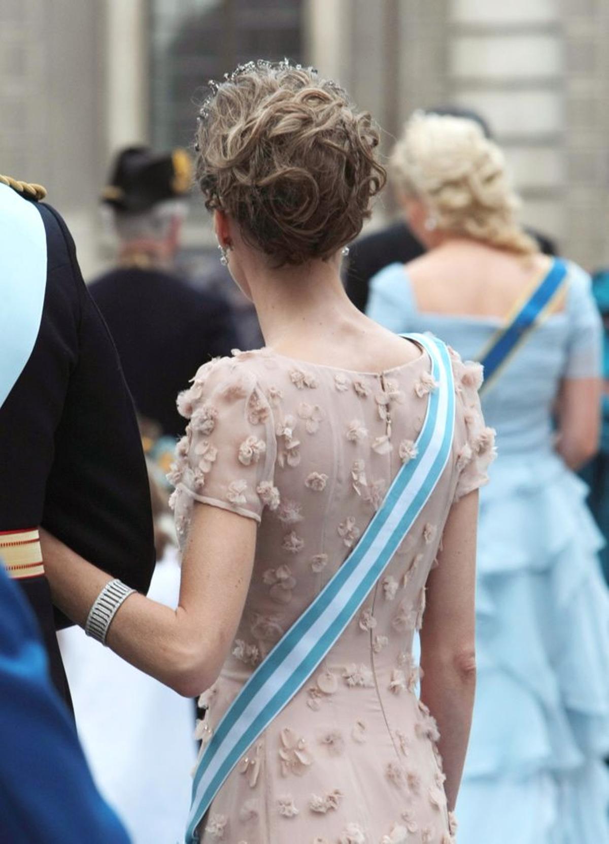 Letizia Ortiz, en la boda de Victoria de Suecia