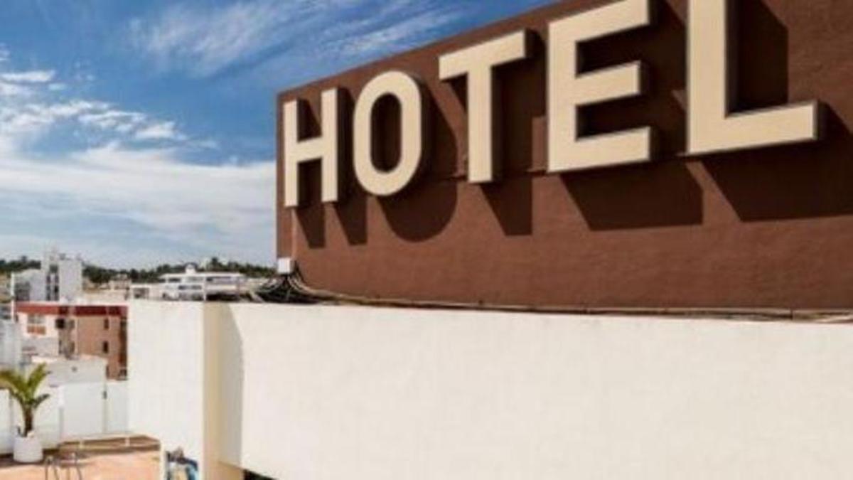 Un hotel de la ciudad de Ibiza.