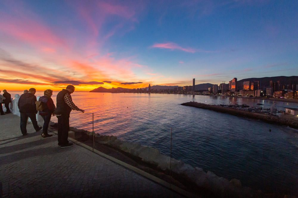 El atardecer desde el Castell