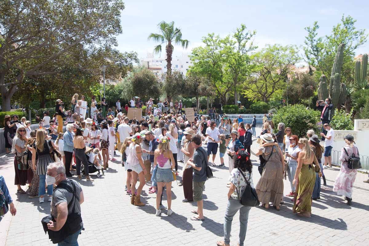 Manifestación Ibiza Respira en Ibiza