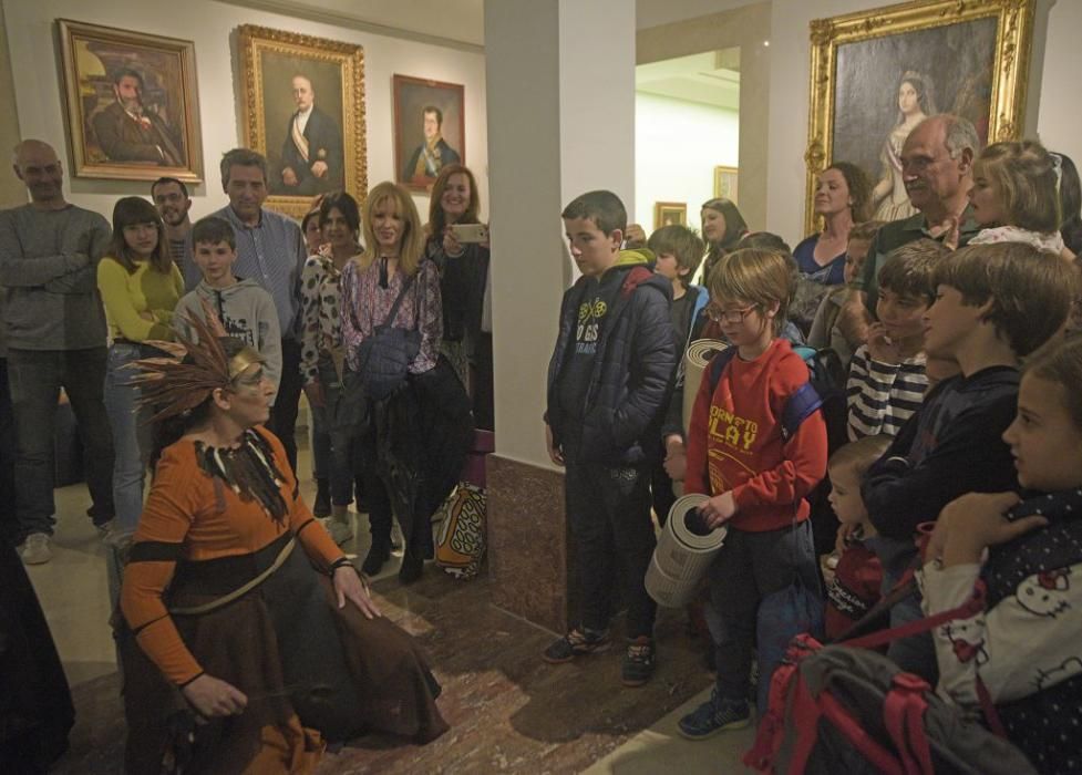 'Noche en los museos' con niños en el Mubam