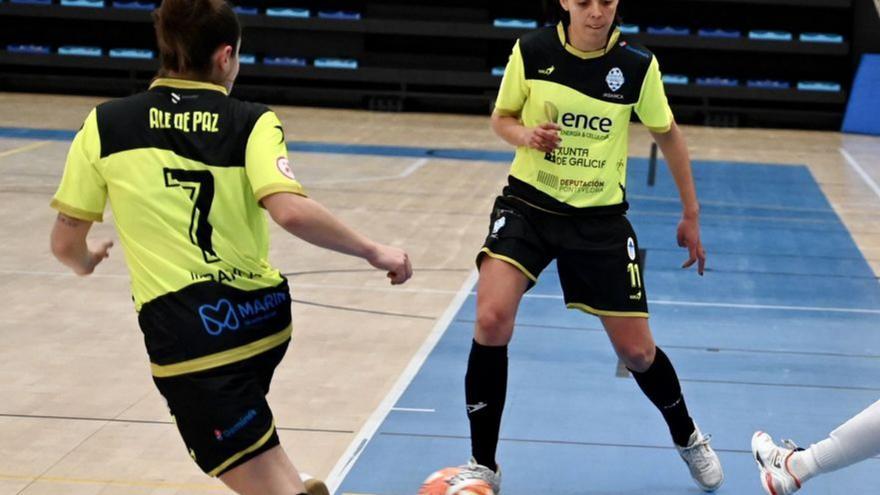 Dos zarpazos del Burela impiden cualquier intento de rebelión del Marín Futsal