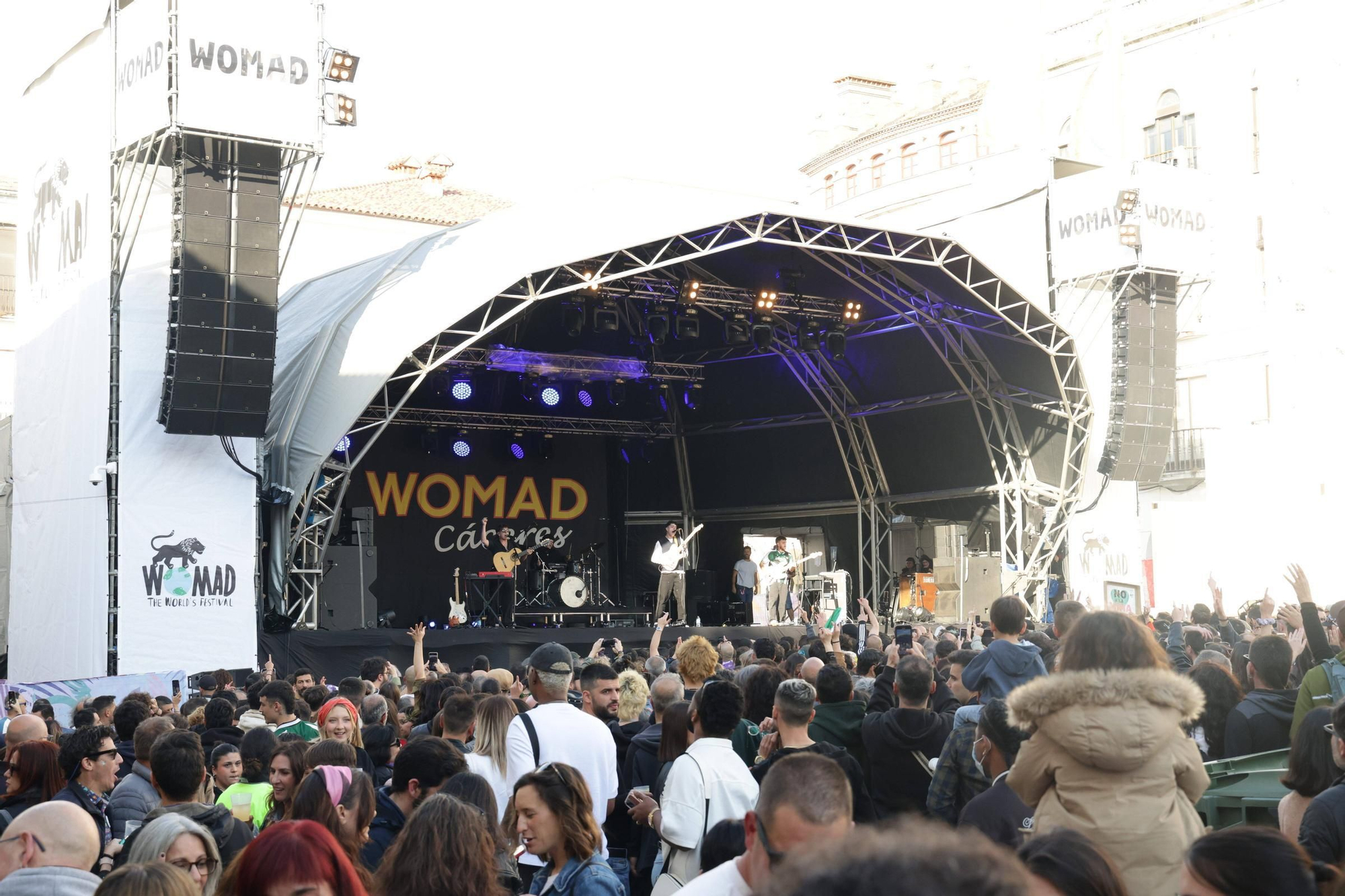 Las imágenes del sábado de Womad en Cáceres