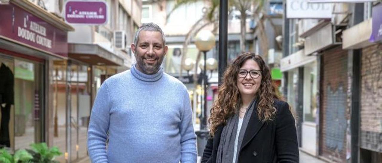 Antoni Barceló y Maria Gibert, presidente y gerente de Habtur, ayer en Palma.