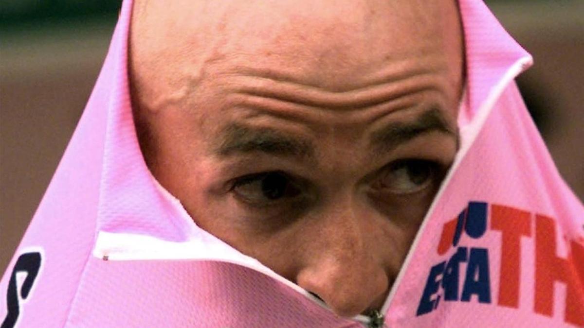 Marco Pantani, en el Giro de 1999