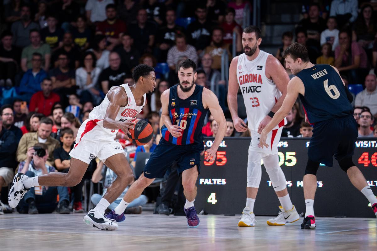 El Barça pateix per superar el Girona de Marc Gasol