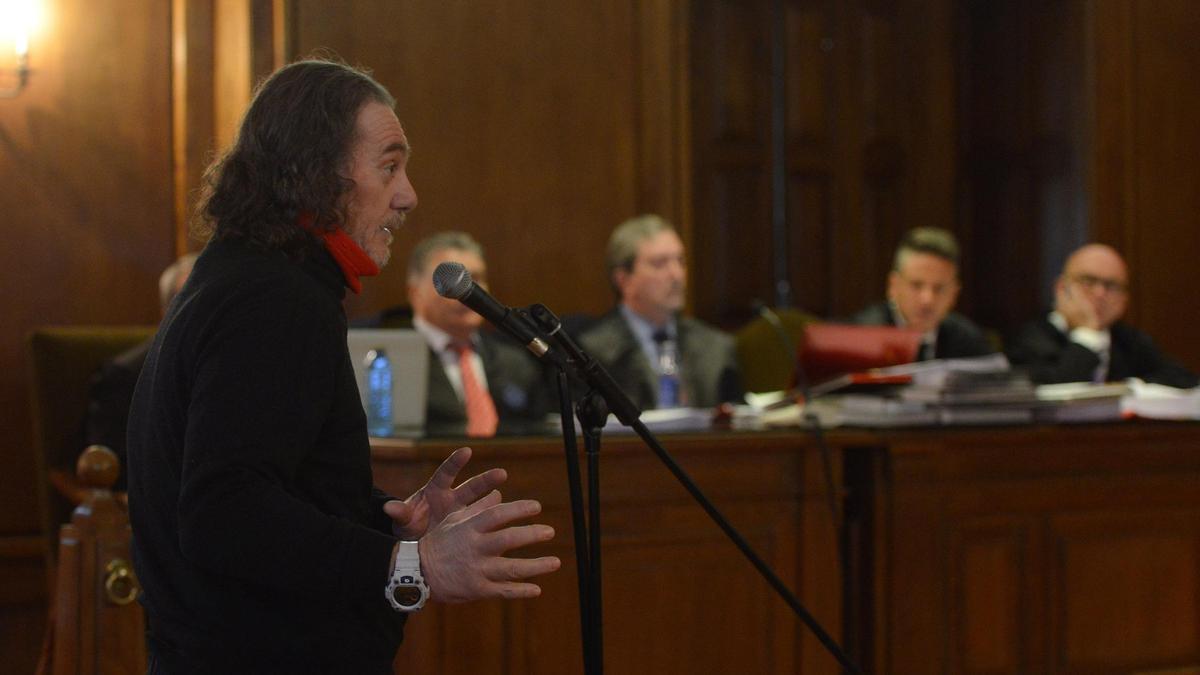 Sito Miñanco, durante un juicio pasado en Pontevedra.