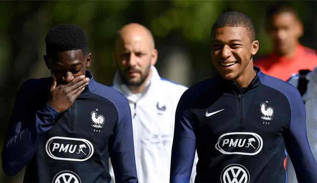 Mbappé está con la selección francesa
