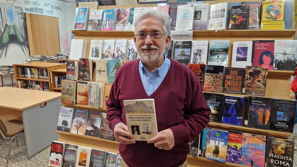 Vicente Vázquez Hernández, con su nuevo libro