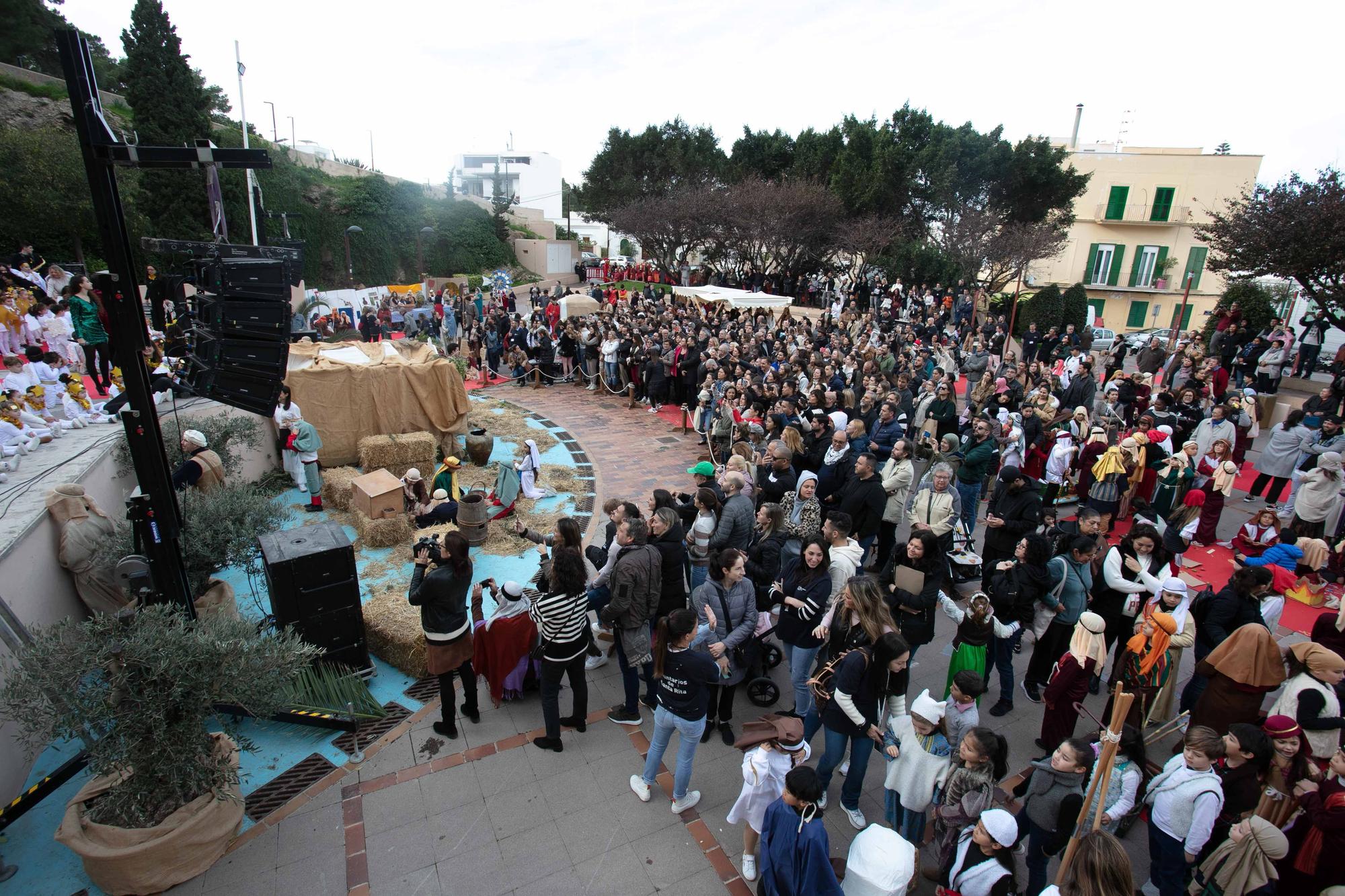 El belén viviente de la Consolación vuelve a las calles de Ibiza