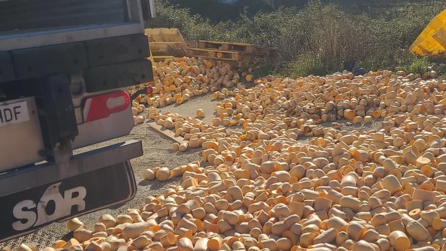 Ataque a un camión murciano