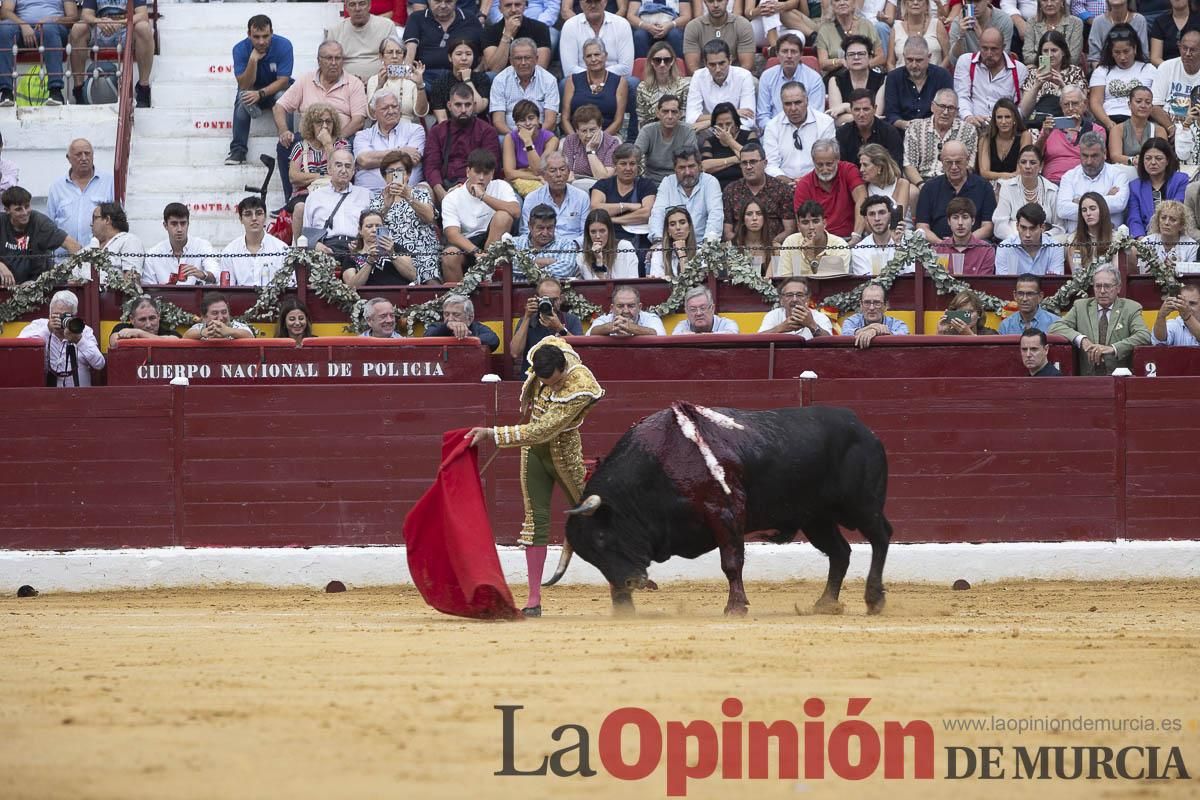 Cuarta corrida en la Feria Taurina de Murcia (Castella, Manzanares y Ureña)