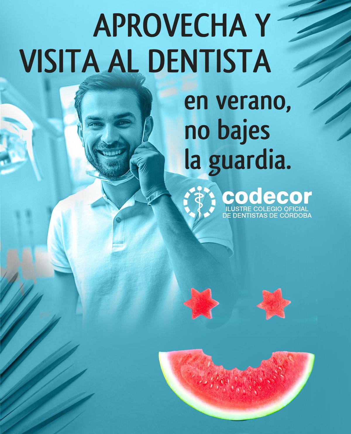 Visita al dentista durante el verano.