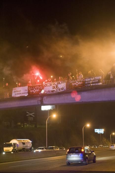 Protesta del colectivo ''Elviña non se vende''