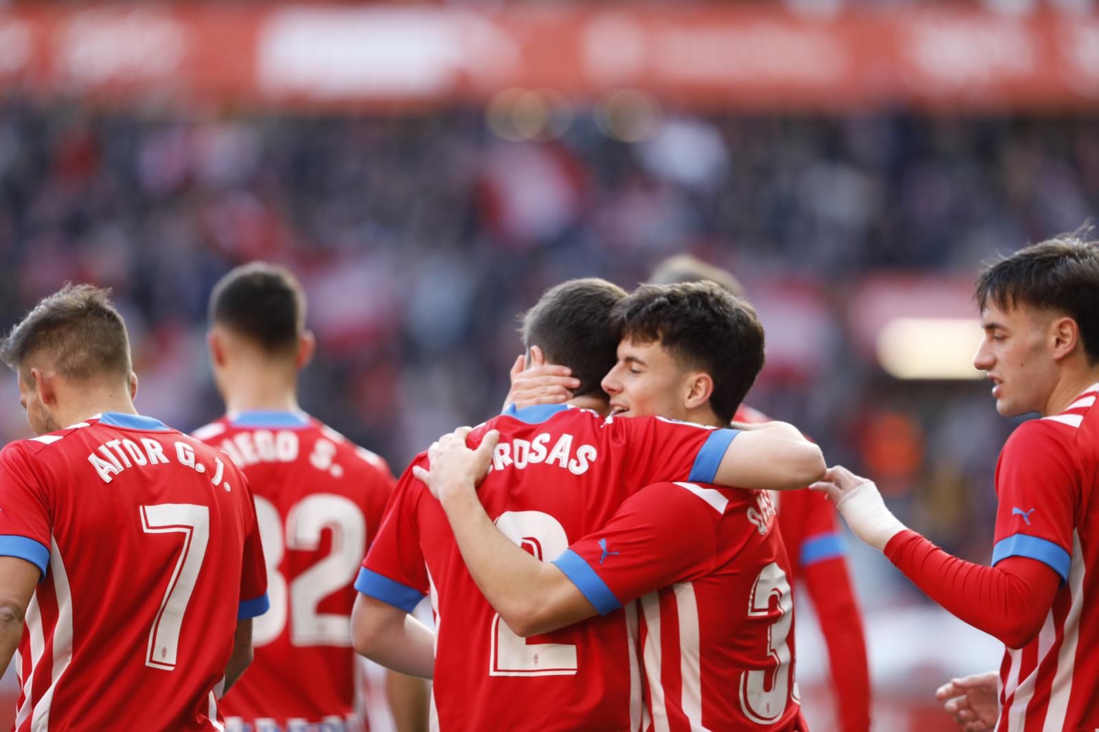EN IMÁGENES: El encuentro entre el Sporting y el Real Zaragoza