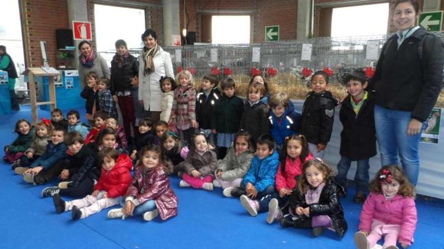 Niños de 4 años del colegio Poeta Antón de Candás.