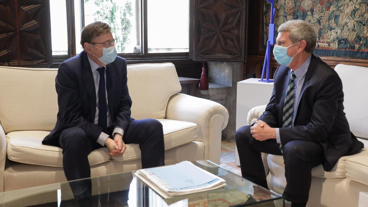 Puig y Pérez Tornero en la reunión del pasado 3 de junio.