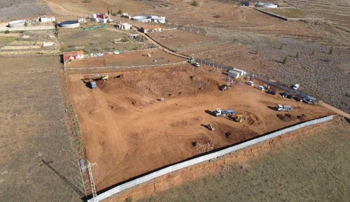 Área en la que se realizan los trabajos en Vilaflor.