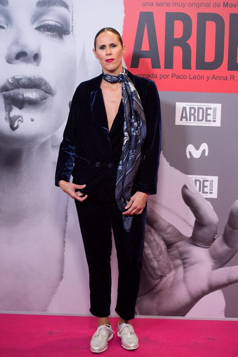 Amaya Valdemoro en el estreno de 'Arde Madrid'