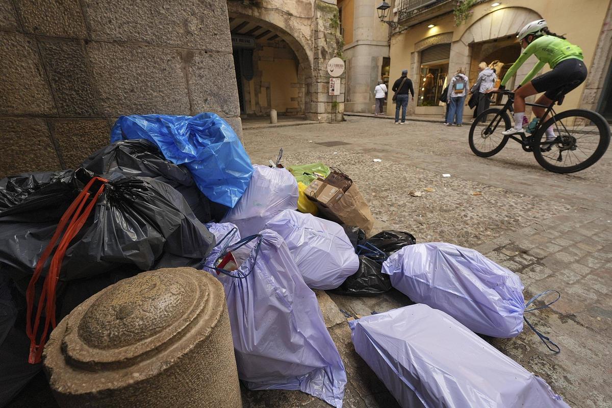 Les imatges dels efectes de la vaga d'escombriaires a la ciutat de Girona
