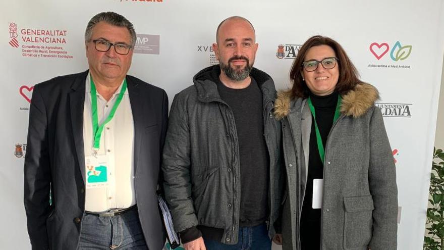 Representantes alcoyanos durante el congreso.