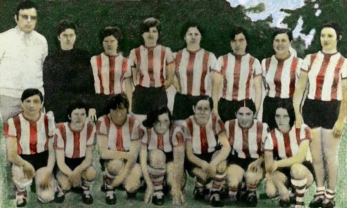 O equipo «Las Alondras» en 1971. | ARQUIVO DO AUTOR