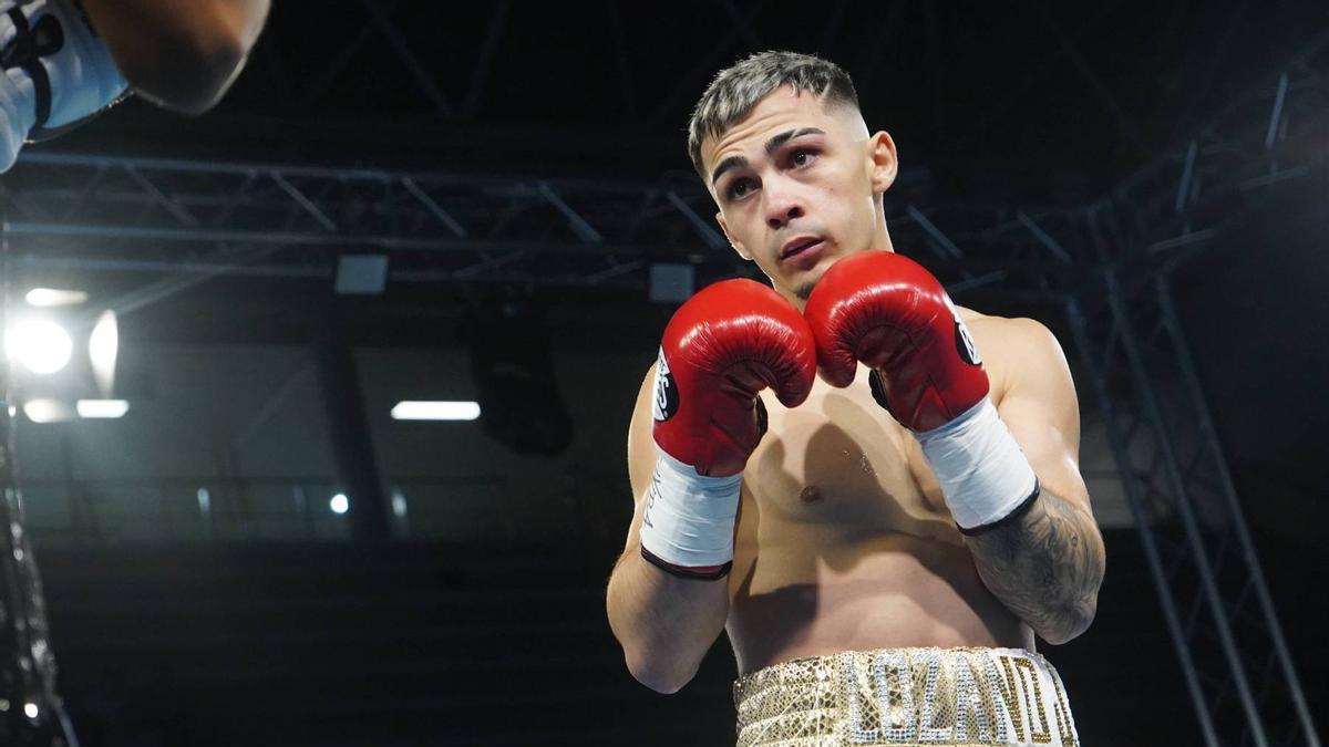 Rafa Lozano, durante una pelea.