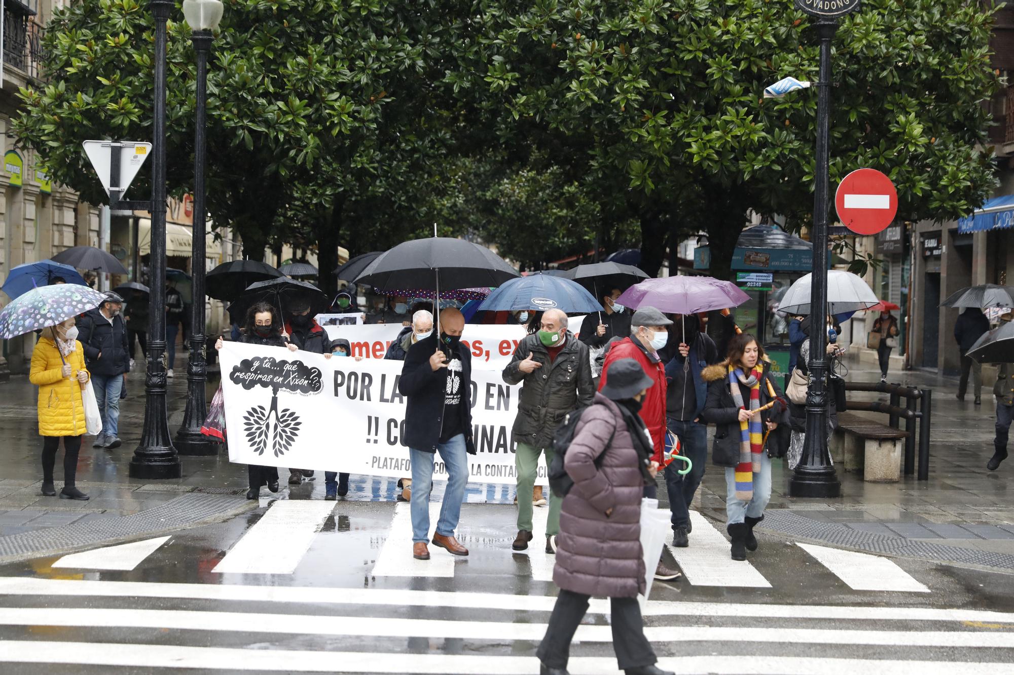 Gijón se moviliza contra la contaminación