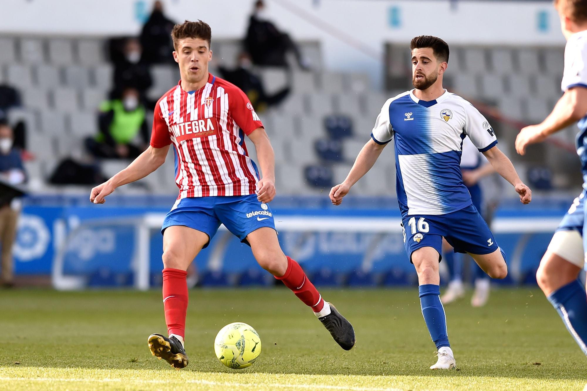 El partido del Sporting ante el Sabadell, en imágenes