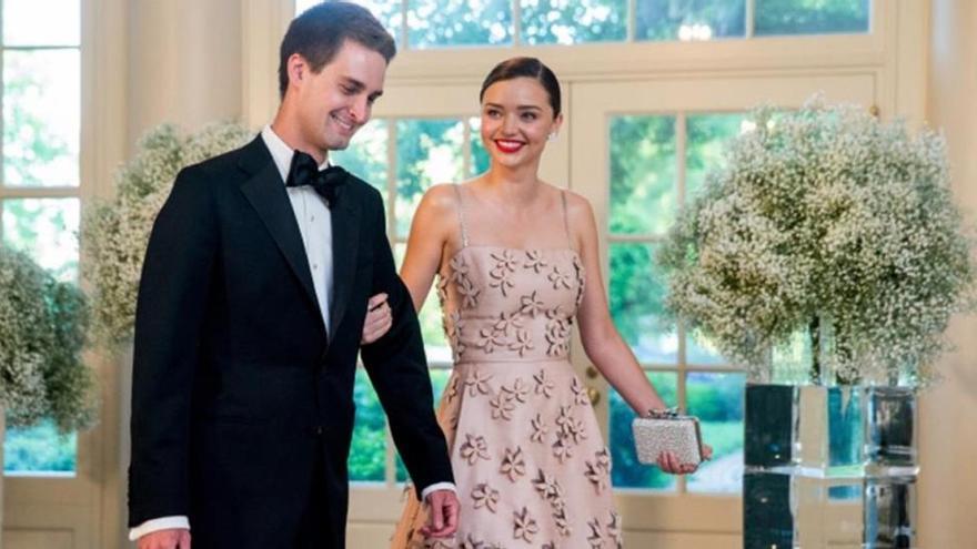 Miranda Kerr y Evan Spiegel esperan su primer hijo en común