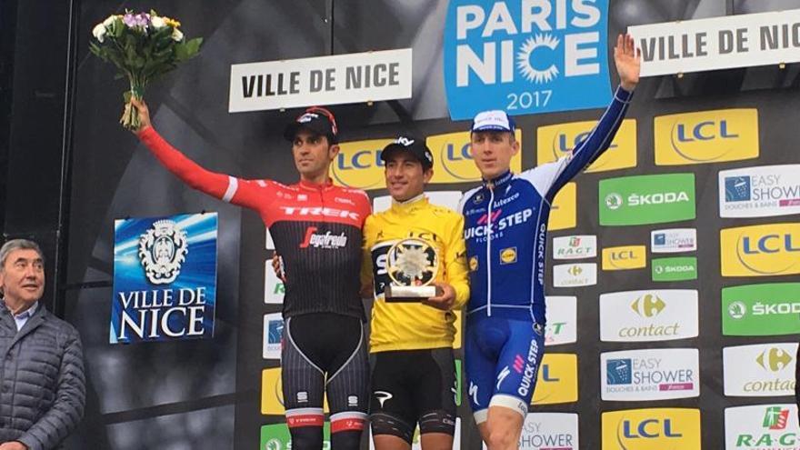 Alberto Contador no gana la París-Niza por dos segundos