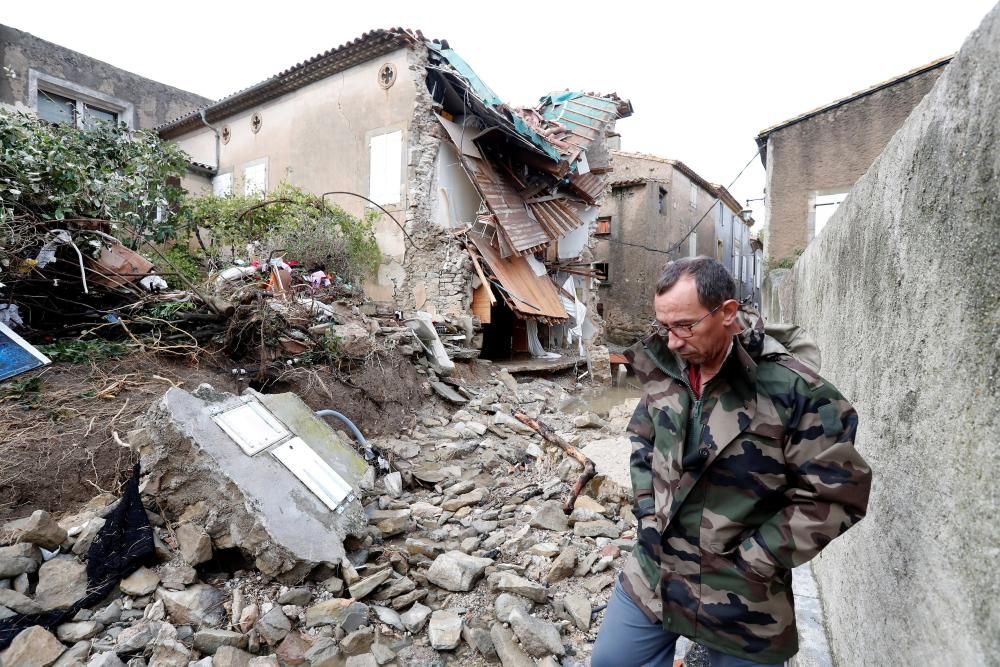 Inundaciones causadas por Leslie en Francia