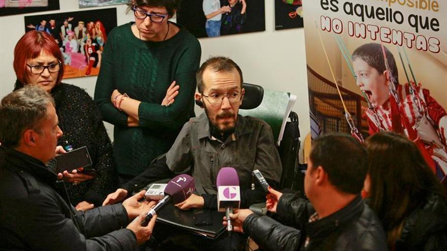 Echenique avisa de que actuará con contundencia contra el enfrentamiento interno del partido