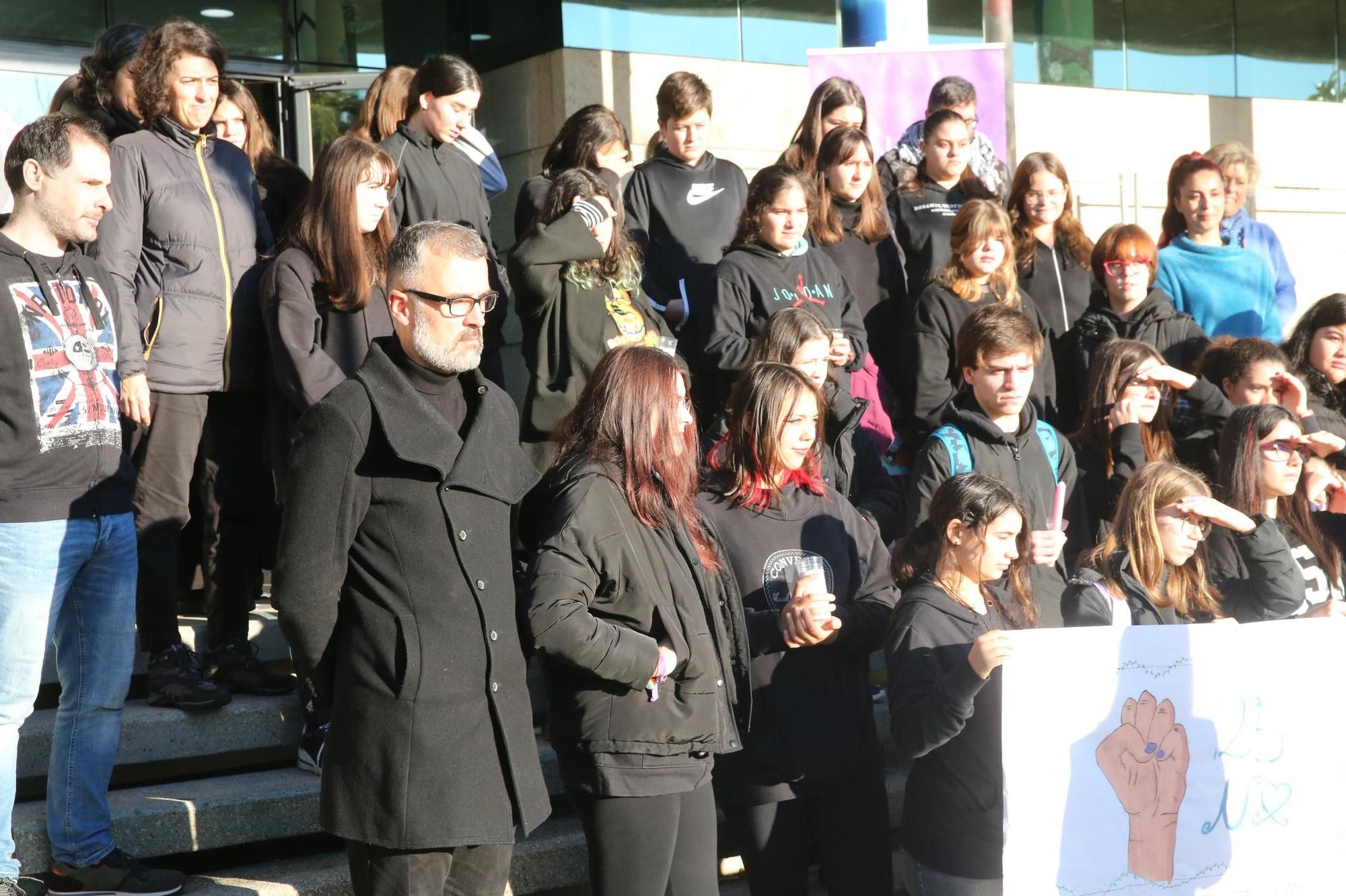 Los colegios, protagonistas en la previa del 25-N en O Morrazo