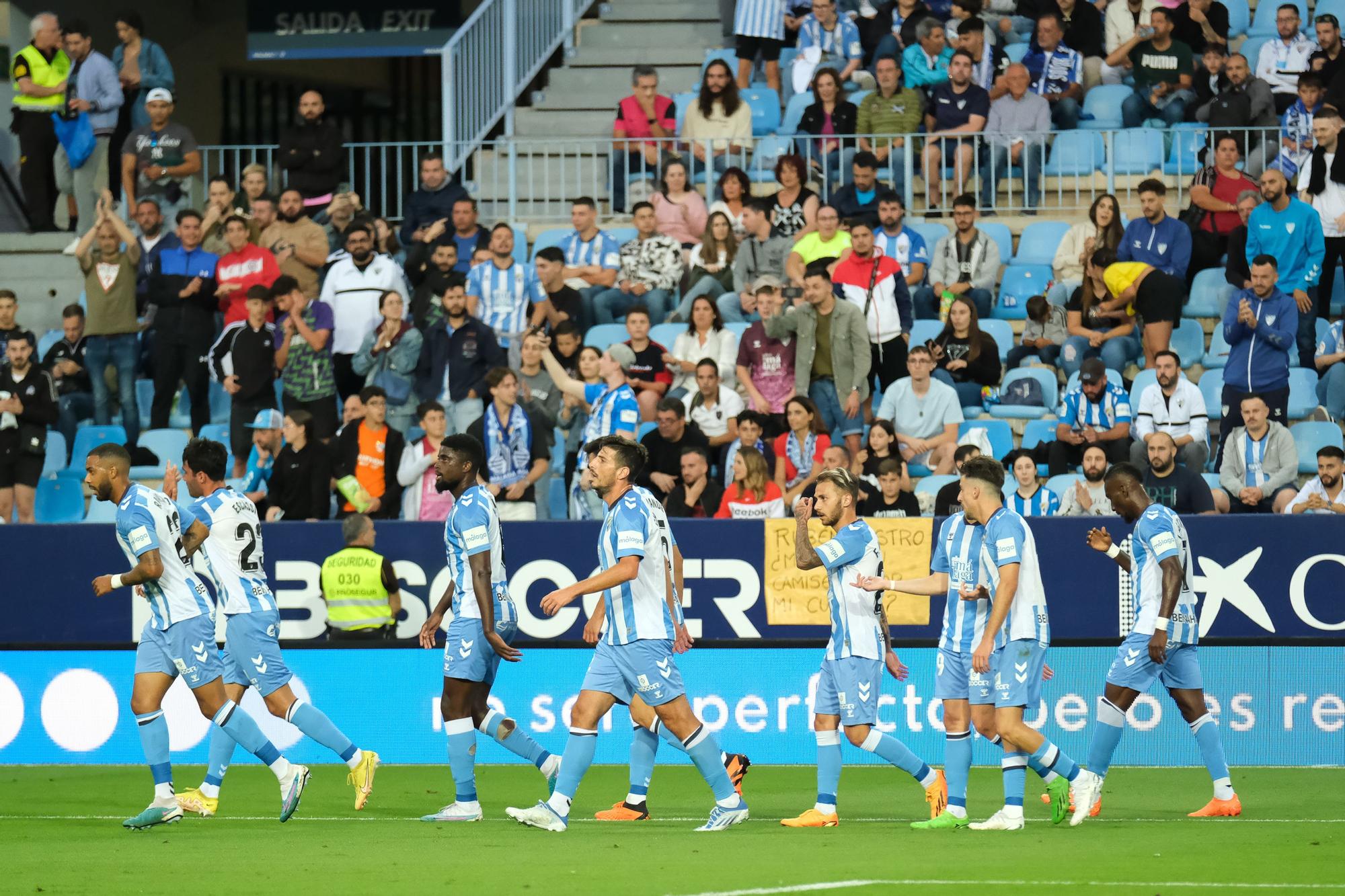 El Málaga CF - CD Mirandés, en imágenes