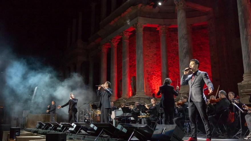 Il Divo reúne en Mérida a espectadores procedentes de 29 países