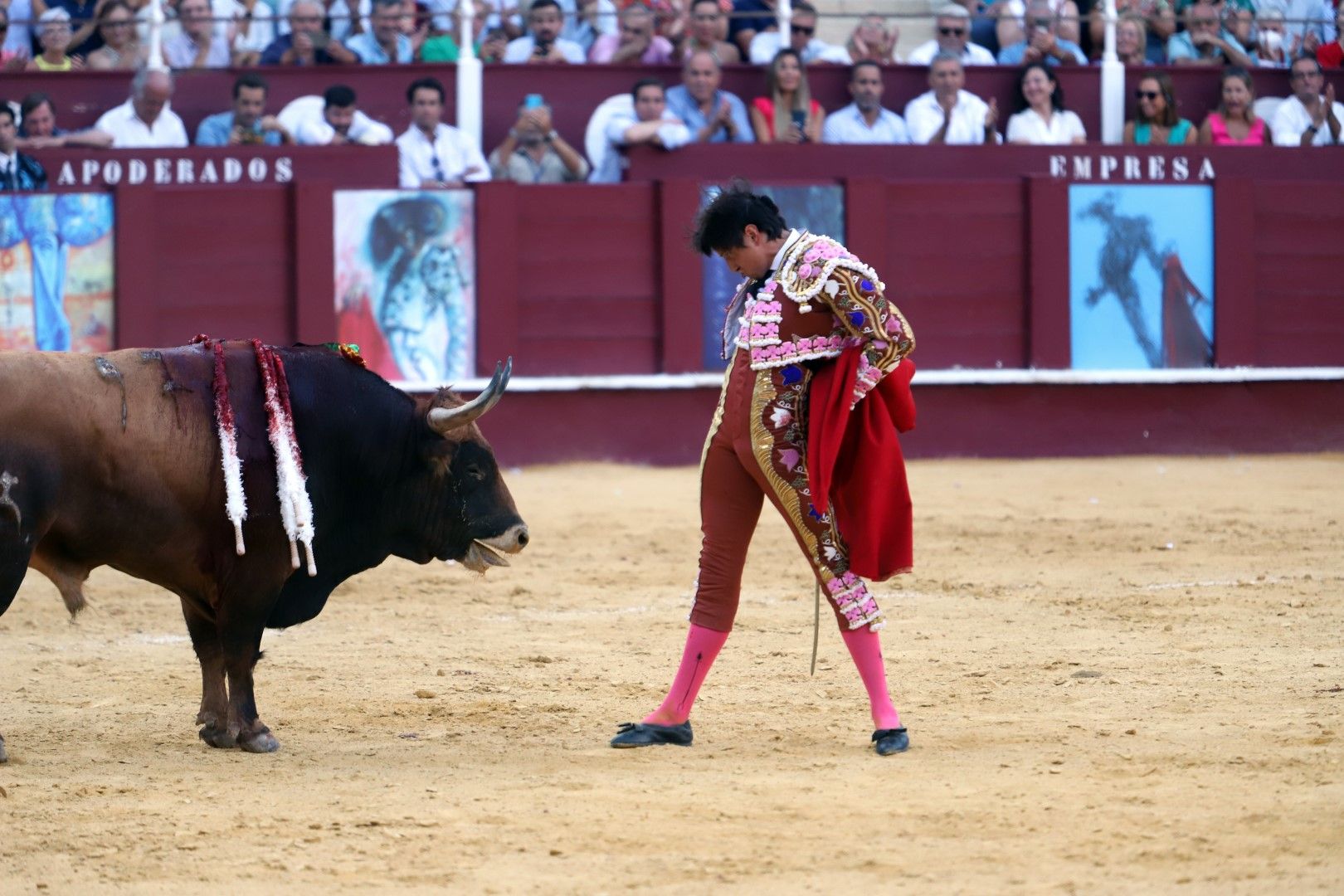 Roca Rey desata la locura en la "Picassiana" de Málaga