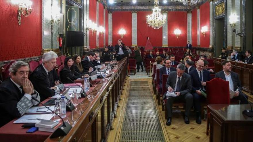 Primera semana intensa en un juicio con mucha carga política