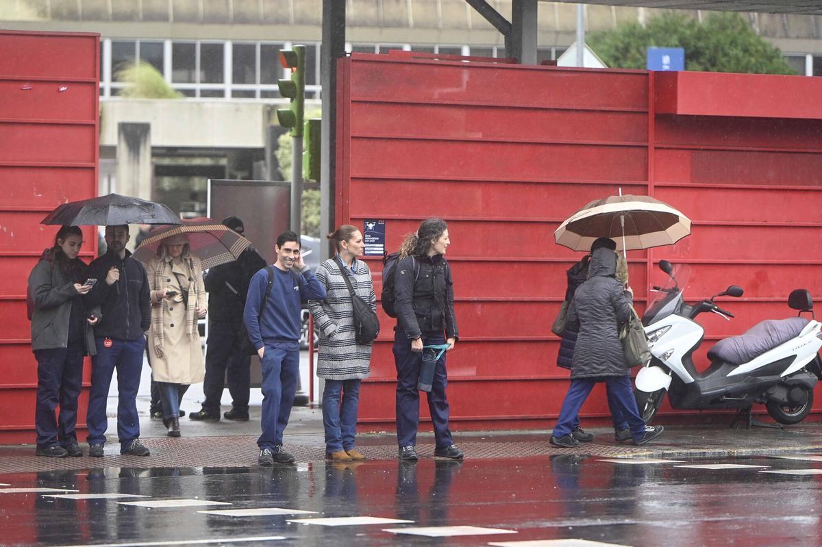 Trabajadores de la planta de Stellantis Vigo.