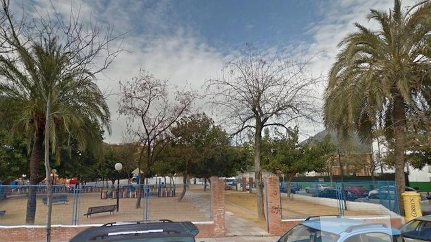 Vista general del parque de la barriada Plaza de Toros.