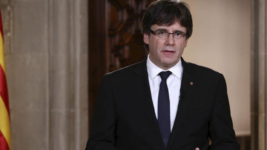 El President Carles Puigdemont.