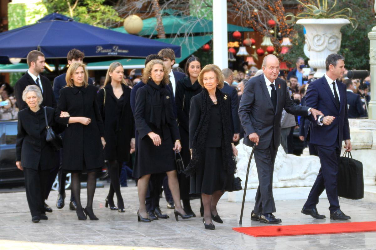 Funeral del rey Constantino de Grecia en Atenas