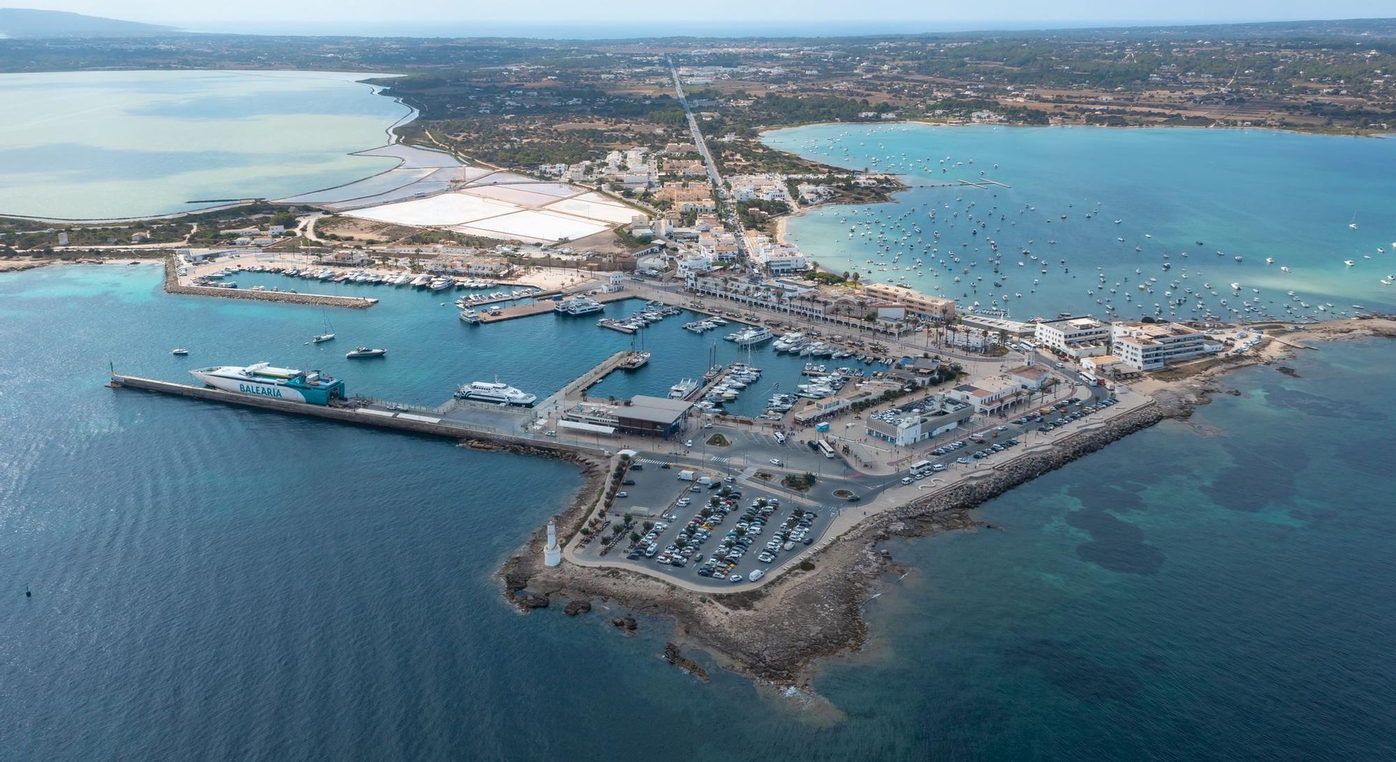 Las espectaculares imágenes de Formentera desde el aire.