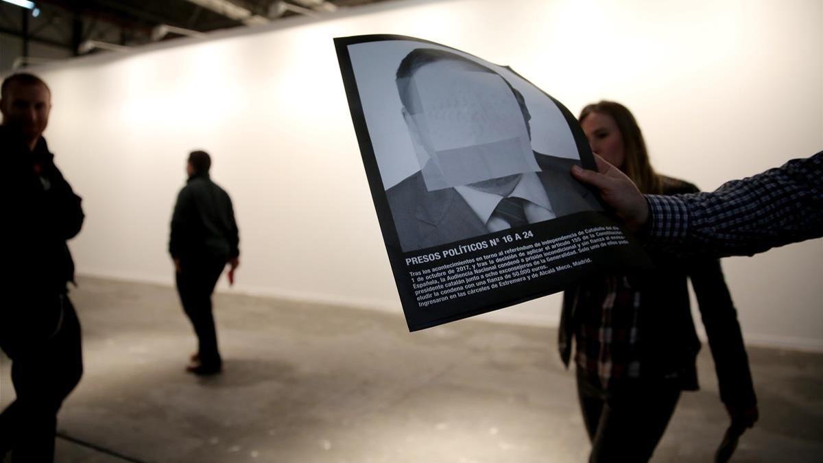 Una imagen de la feria Arco, donde se ha vetado una obra en una exposición.