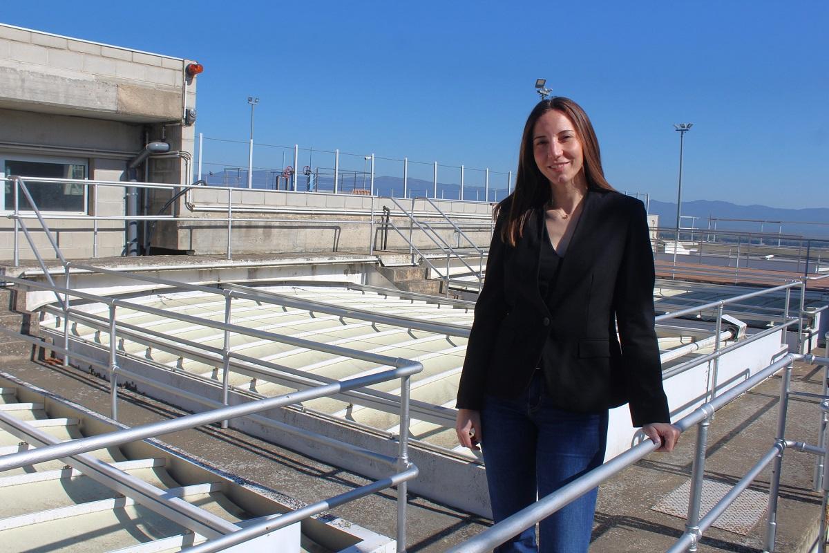 La doctora Ferràndez fotografiada a les instal·lacions de l’ETAP de Figueres.
