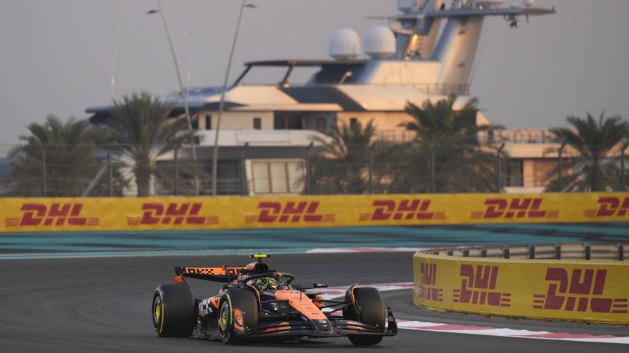 Norris y McLaren dominan el viernes en Abu Dabi
